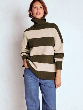 Boden Polly Merino Roll Neck Jumper